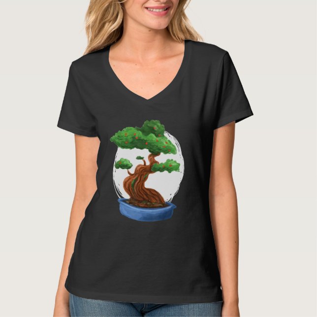 Camiseta Árvore Mini Bonsai (Frente)