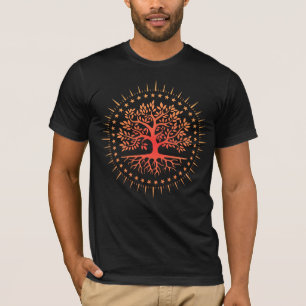 Camiseta Árvore Mística Clássica de Meditação Spiri
