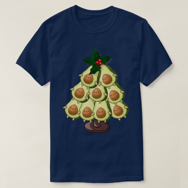 Camiseta Árvore Natal 5 Avocado (Frente do Design)