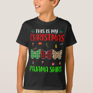 Camiseta Árvore Natal Pajama Borboleta Sobrevoada Animais X