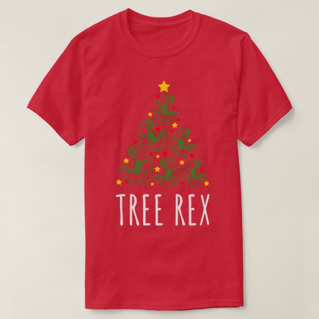 Camiseta Árvore Natal Rex II (Frente do Design)
