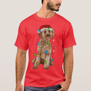 Camiseta Árvore natalina Cockapol Leve Pajama Cachorro Xma