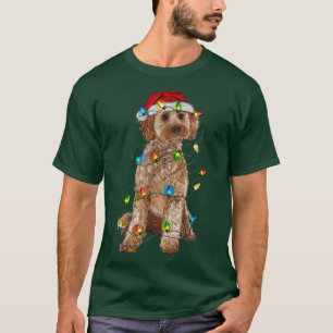 Camiseta Árvore natalina Cockapol Leve Pajama Cachorro Xma