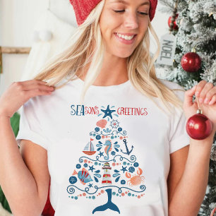 Camiseta Árvore Náutica de Natal à Beira-Mar