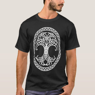 Camiseta Árvore Nórdica de Viking Nórdico de Yggdrasil