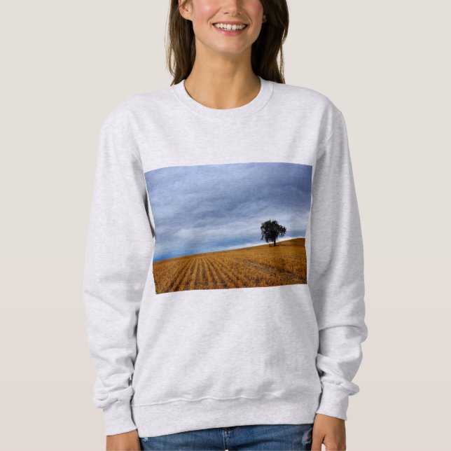 Camiseta Árvore num campo de trigo (Frente)