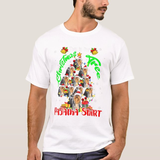 Camiseta Árvore Pajama Xmas (Frente)