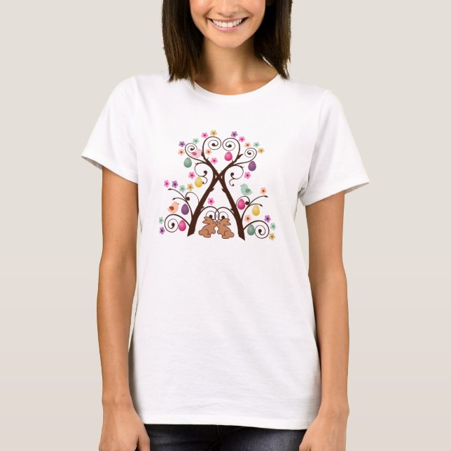 Camiseta Árvore páscoa (Frente)