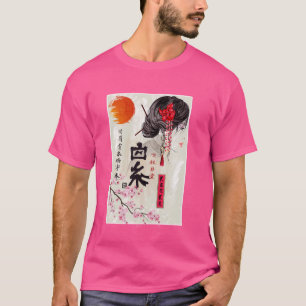 Camiseta Árvore Sakura Flor de Cerejeira Cenário Japonês Vi
