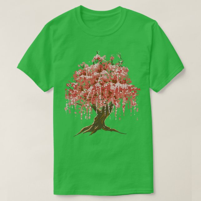 Camiseta Árvore Sakura Japonesa (Frente do Design)