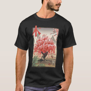 Camiseta Árvore Sakura tradicional japonesa
