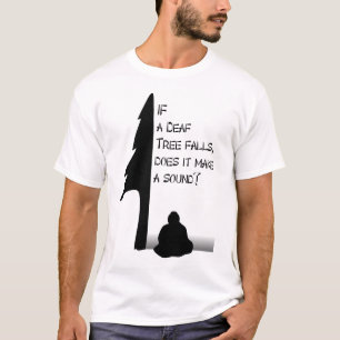 Camiseta árvore surda