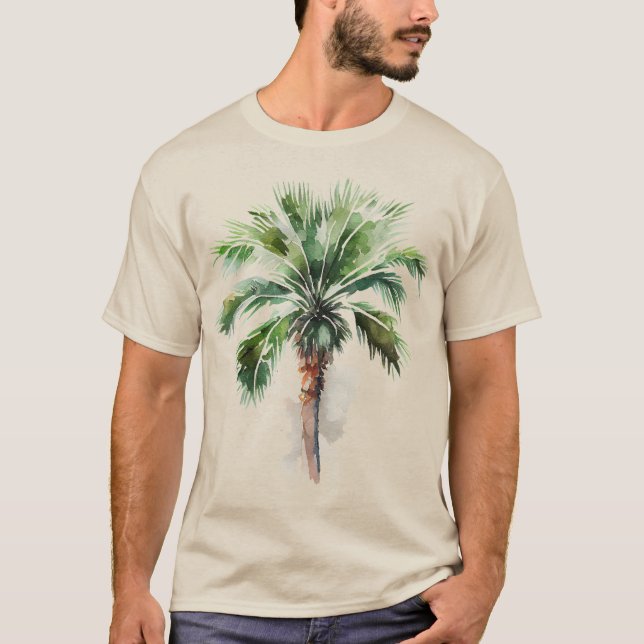 Camiseta Árvore Tropical de Palm (Frente)