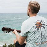 Camiseta Árvore Tropical Palm Beach Vibes Summer Sun Retro<br><div class="desc">Esta camiseta Tropical Palm Tree Beach Vibes Summer Sun Retro apresenta um pote de palmeira, capturando a essência do relaxamento do verão, um companheiro ideal para as suas férias na praia, aventuras de verão, ou simplesmente para adicionar um toque de vibrações de férias ao seu guarda-roupa do dia a dia....</div>