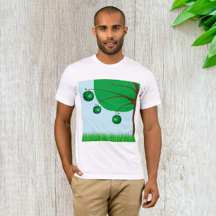 Camiseta Árvore verde de maçãs