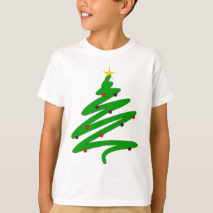 Camiseta Árvore Verde de Natal