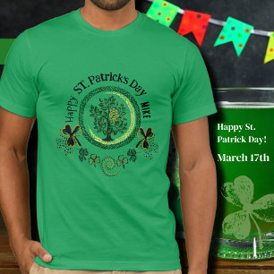 Camiseta Árvore Verde e Personalizada de Sharmrock