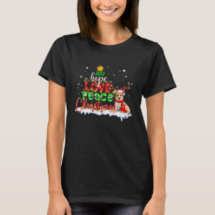 Camiseta Árvore Xmas Corgi Papais noeis Reindeer Costume Na
