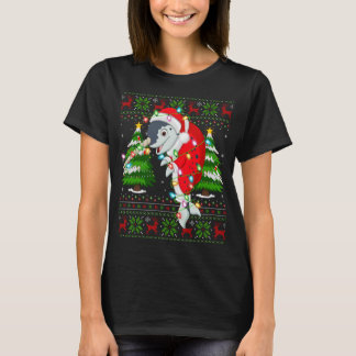 Camiseta Árvore Xmas Narwhal Correspondente Papais noeis Na