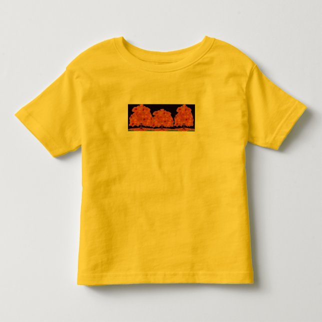 Camiseta Árvores com cor - (Frente)