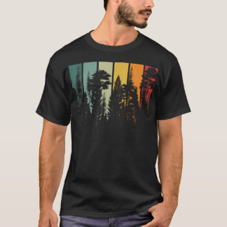 Camiseta Árvores da Floresta Vintage ao Ar Livre Natureza C