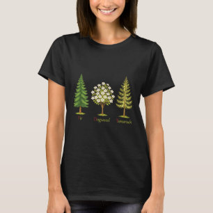 Camiseta Árvores de Abeto Fir Dogwood Tamarack Anti-Trump N