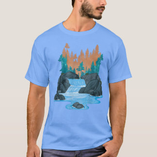 Camiseta Árvores de Florestas do Exterior Vida Selvagem do 
