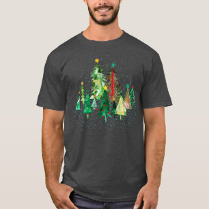 Camiseta Árvores de Natal