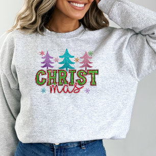 Camiseta Árvores de Natal Cristão
