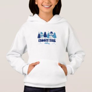 Camiseta Árvores de Natal de inverno e Neves Tempo Férrimo