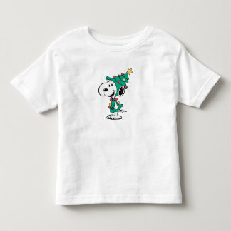 Camiseta árvores de natal do snoopy 