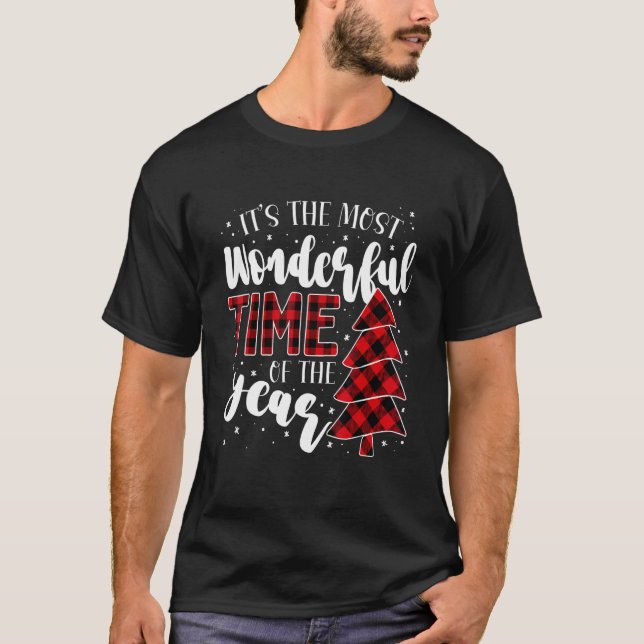 Camiseta Árvores de Natal É a época mais maravilhosa (Frente)
