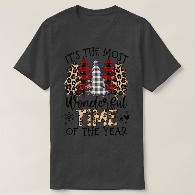 Camiseta Árvores De Natal É A Época Mais Maravilhosa (Frente do Design)