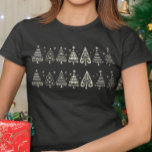 Camiseta Árvores de Natal Escandinavas Minimalísticas<br><div class="desc">Este design foi criado através da arte digital. Você pode mudar o estilo desta camisa escolhendo Mais > sob a opção de estilo. Ele pode ser personalizado na área fornecida ou personalizada escolhendo o clique para personalizar a opção e alterar o nome, as iniciais ou as palavras. Você também pode...</div>