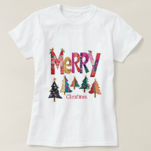 Árvores de Natal felizes