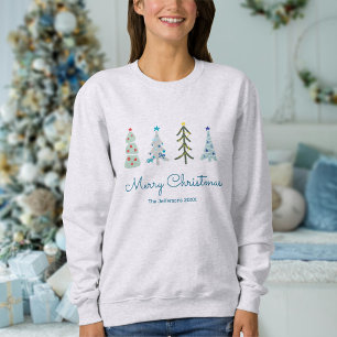 Camiseta Árvores de Natal na Escandinávia, bonitas, desenha