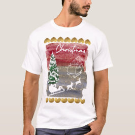 Camiseta Árvores de Natal vintage