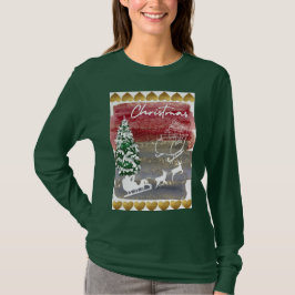 Camiseta Árvores de Natal vintage
