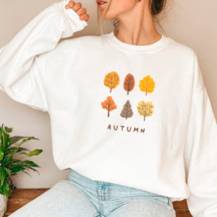 Camiseta Árvores de outono minimalistas