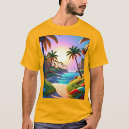 Camiseta Árvores de Palma em Sway