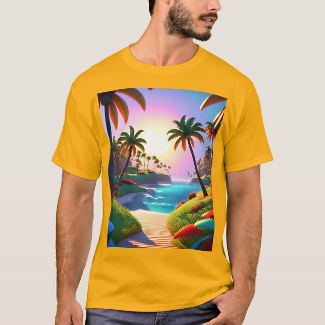 Camiseta Árvores de Palma em Sway (Frente)