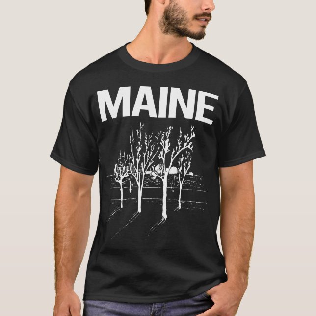 Camiseta Árvores de Rua Maine (Frente)