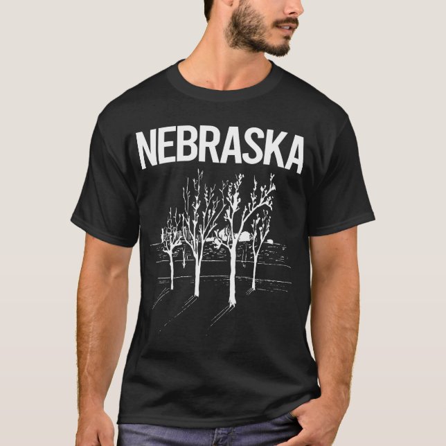 Camiseta Árvores de Rua Nebraska (Frente)
