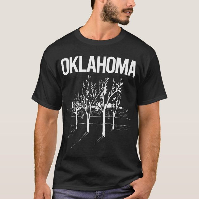 Camiseta Árvores de Rua Oklahoma (Frente)