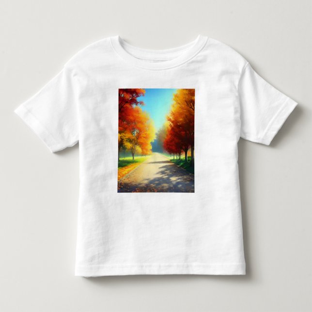 Camiseta Árvores do outono na Floresta (Frente)