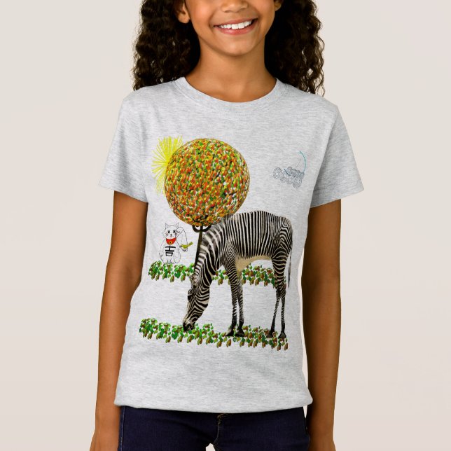 Camiseta Árvores Doces de Jelly Bean Fofas (Frente)