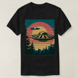 Camiseta Árvores Espaciais da Alienígena Ultramarina Árvore