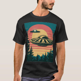 Camiseta Árvores Espaciais da Alienígena Ultramarina Árvore