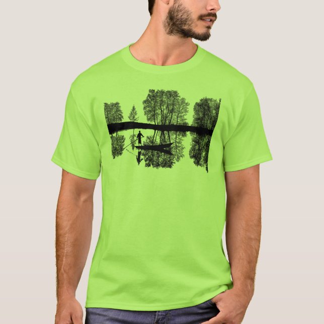 Camiseta árvores florestais (Frente)