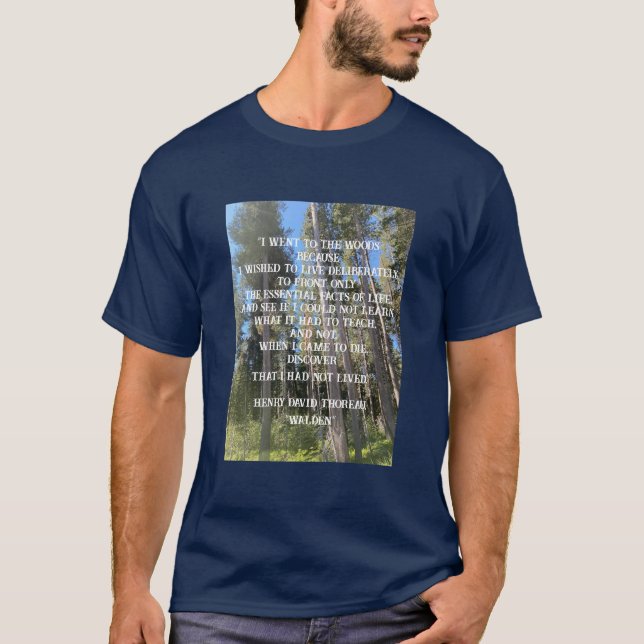 Camiseta Árvores Forest Thoreau (Frente)